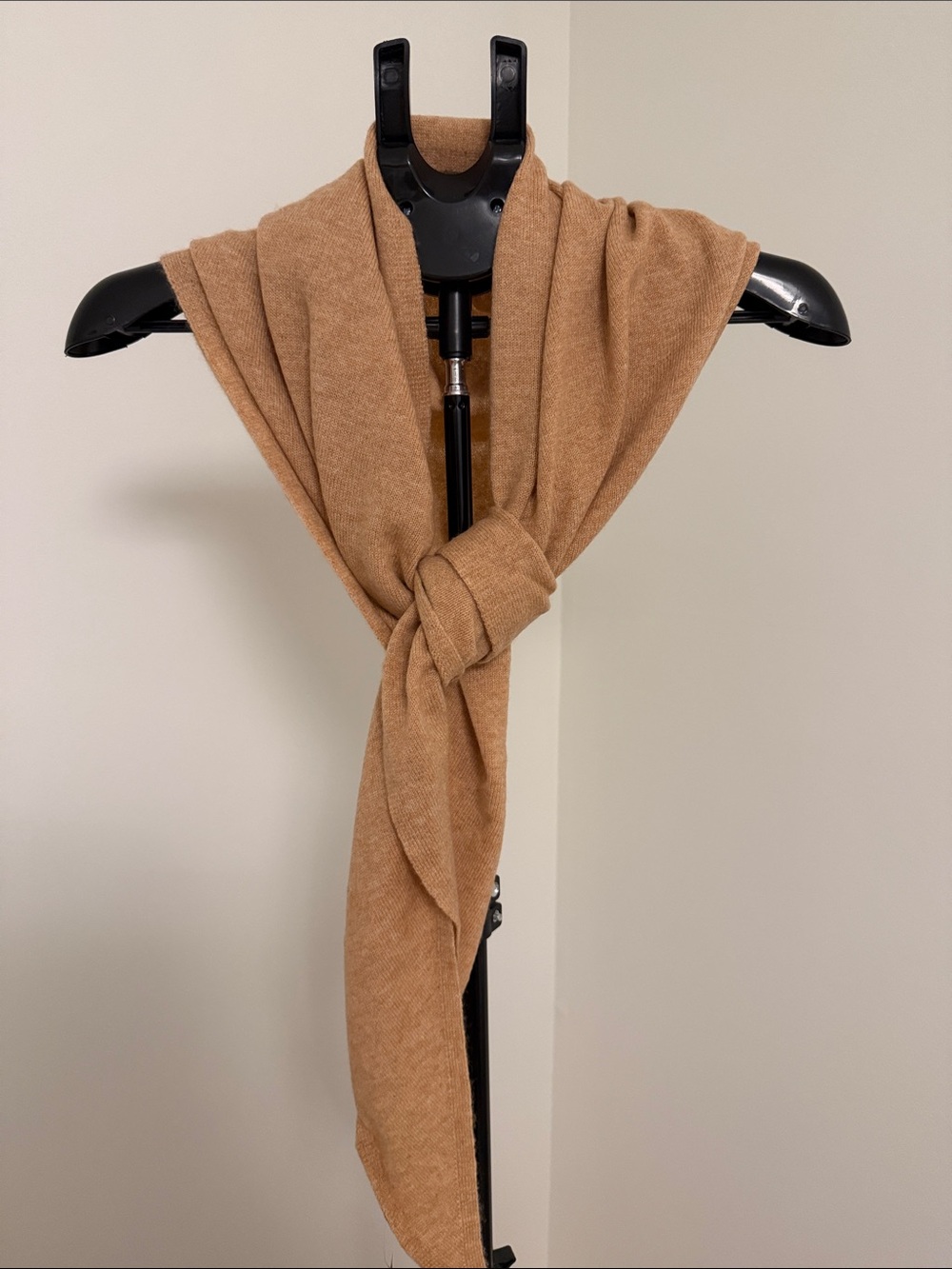 J. Crew Camel Tan Knit Wrap Scarf
